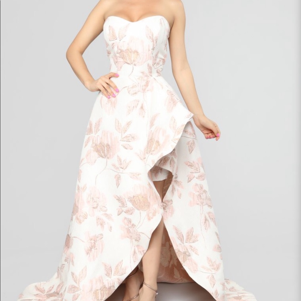 Living High Society Slit Gown